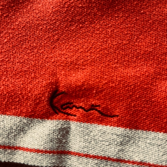 *VINTAGE* Karl Kani Gold Men’s Polo 90s (Red/Black) | Excellent Condition / 🚭 - Picture 2 of 5